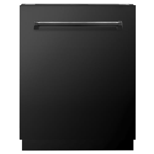 24' Top Control Tall Tub Dishwasher in Custom Panel Ready with Stainless Steel Tub and 3rd Rack (DWV-24) (Black Stainless Steel)
