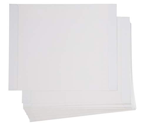 Sustainable Greetings 48-Pack Heavyweight Cardstock Certificate Holders for Diploma, Awards, and Letter-Sized Documents, Single Sided 11.2 x 8.8 Inches