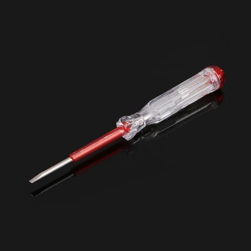 Image of 1pc Red Voltage Detector Pen,Professional 100-500V Pocket Pen Sensor Voltage Detector Tester Screwdriver Clip Tester Test Pen Electrical