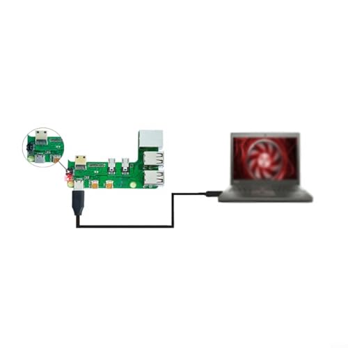 Adaptateur Ethernet RJ45 et hub USB stable avec puce RTL8152B pour Raspberry Pi Zero - 4