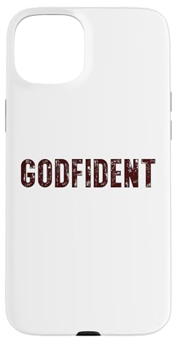 Godfident �N���X�`���� �M�� �_�ւ̐M�� �@������ �X�}�z�P�[�X iPhone 15 Plus �p