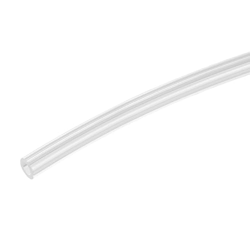 sourcing map 3.28ft PTFE Tubing Hose, 4mm IDx6 mm OD Insulating 3D Printer Hose Ultra-Smooth for 3D Printer Conveying Tu
