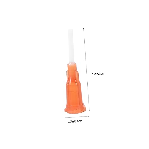 SOLUSTRE 50pcs Dispenser Precision Glue Applicator Industrial Dispensing Adhesive Glue Tips Portable Tip