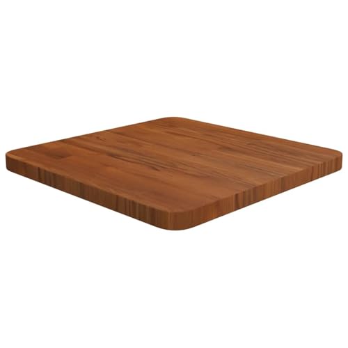 Buzaza Tablero de Mesa Cuadrada Madera Tablero Escritorio tablones de Madera Tablero de Mesa Roble marrón Oscuro 40x40x2,5cm