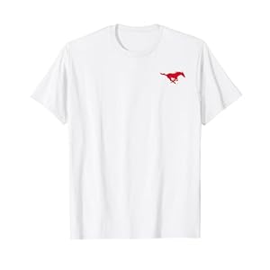SMU Mustangs Left Chest Icon T-Shirt