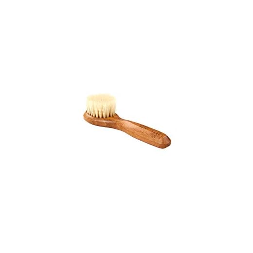 Facial Cleansing Brush - Natural Bristle Wood Handle