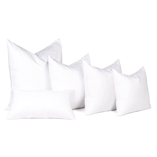 Puredown PD-PI-17025 ® Feathers Throw Pillow Inserts Set Of 2 For Couch, Recliner, Bed Decor, Square, 16 X 16 Inch thumb #3