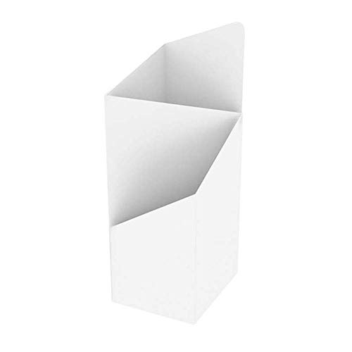 D&F Hierro Forjado Metal Soporte de Paragüas,Paragüero Cuadrado para Bastidor de Paraguas Largo/Corto,Organizador de Ahorro de Espacio para Interiores,Exteriores,pasillos,automóviles,Blanco