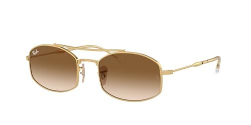 Ray-Ban RB3719 Sunglasses Bundle: RB 3719 001/51 Arista Clear Gradient Brown and Universal Anti-slip Silicone Leash