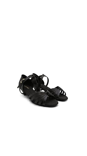 Chaussures de danse Capezio Silvia en tissu Oxford noir pour femme