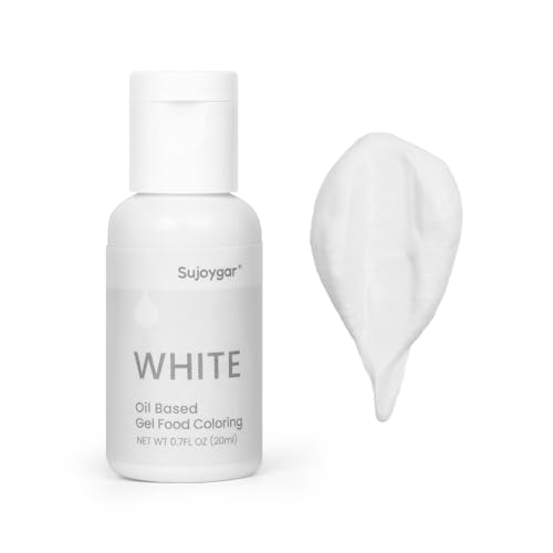 Oil Based Food Coloring For Chocolate, White, Food Grade 20ml, Edible Oil Food Dye For Baking, Cupcake & Fondant, Icing