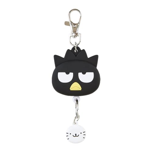 Sanrio Llavero retráctil automático con forma de cara y fijación para transporte