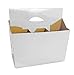 ICE N COLD 6pk Cardboard Carrier (White, 150ct) | Holds 6pk 12oz Bottles | FAST SAME DAY SHIPPING