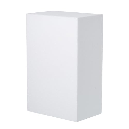 Crafare Craft Foam Blocks Large 17X11X7inch Polystyrene EPS Foam Blocks for Arts School Projects Sculptures Modeling Floral Arrangements and Centerpieces