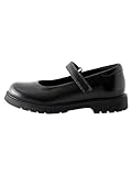 Des essentiels intemporels NEXT Fille Babies en Cuir à Semelle épaisse Matt Black 37.5