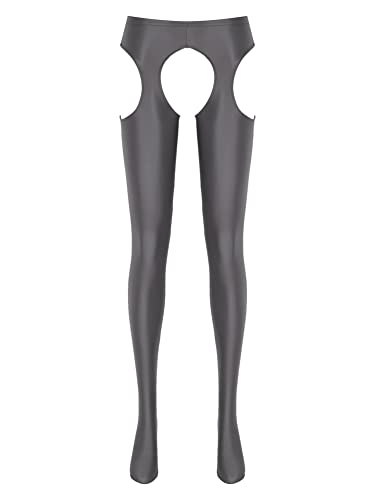 Image of CHICTRY Women's Tights Control Top Pantyhose Toe Garter Belt Hollow Out Stockings Panties