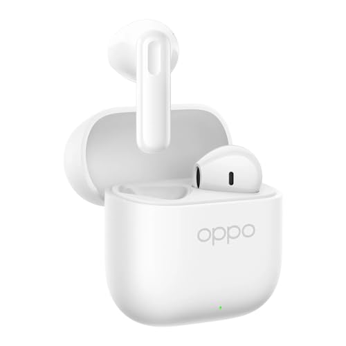 Écouteurs Bluetooth 5.4 avec 48h d'autonomie et son spatial 3D blanc