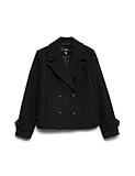Vero Moda, Veste pour adulte, poignets avec boutons, double boutonnage, col Fly-Away, manches longues