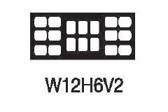 TPC Open Window Mounts Model W12H6V2 W12H6V2