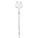 shizuku Pinze multifunzionali a carbone, 55 cm, extra lunghe, da campeggio, con manico anti-scottatura da 55 cm, per barbecue all'aperto, campeggio