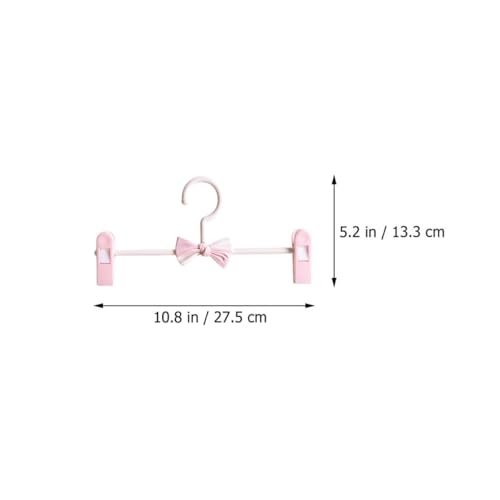 Cintres pantalon antidérapants lot de 10 pièces en plastique robuste avec clips réglables - 3
