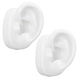 YOSADIER Silikon Ohrmodell 6x5x4cm Für Ohrreinigung Und Akupunkturtraining Künstliches Ohrmodell Mit Realistischem Design Für Lernzwecke Und Hörgeräteanpassung
