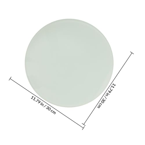 Planche de préparation en verre trempé durable de 30 cm avec surface haut de gamme