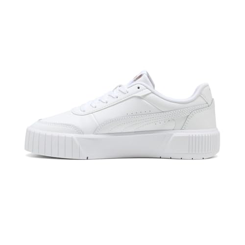 PUMA Womens Carina Mia Lace Up Sneakers Shoes Casual - White3