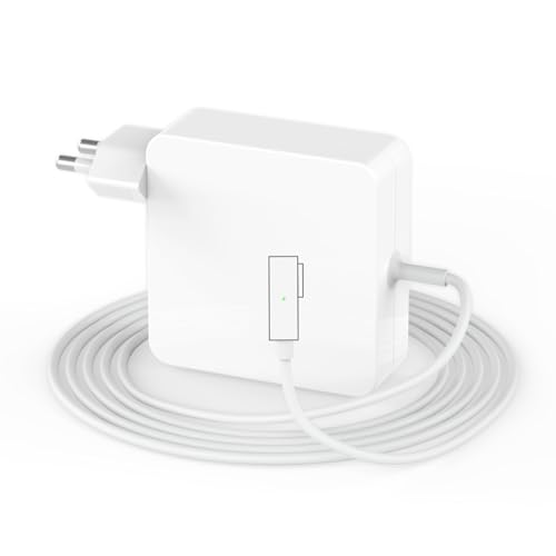 Reemplazar Cargador MacBook Pro, Portátil 60W L-Tip Alimentación Connector, Adaptador Compatible con MacBook Air 13/15/17'' Pulgadas 2006-2012 Mediados, para Modelo A1172/A1181/A1184/A1330/A1342/A1344