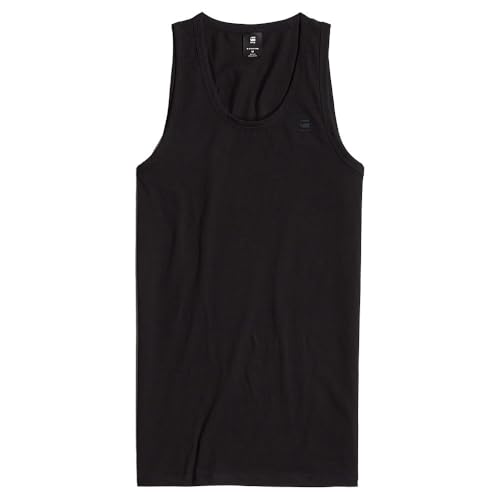 G-STAR Homme Lot De 2 Débardeurs Base, Noir (dk black D25476-3310-6484), L