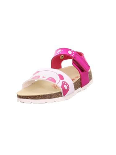 Superfit Pantuflas, Sandalia, Rosa Blanco 5510, 24 EU Ancho