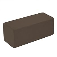 XIEMINLE Bank, armleuningkussen, hoofdkussen, op maat gemaakt, armsteun, nekkussen, rechthoekig kussen voor armleuning, verwijderbare vulling voor bedspleet (60 x 20 x 20 cm, bruin