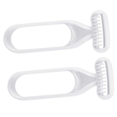 ARTSEWPLY 2 piezas Cuchillas Manuales para Depilación Corporal Unidades para Axilas Piernas y Línea del Bikini Diseño Portátil y Seguro para Mujer