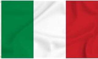 Storm&Lighthouse Flag of Italy National Italian Flag European Flags 5ft x 3ft with Eyelets