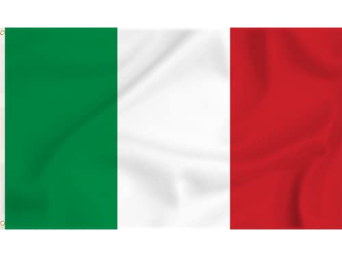 Storm&Lighthouse Bandiera Italia Bandiera Italiana Flag Tricolore Italiana 150 x 90 cm con Occhielli per Campionato Europeo di Calcio e Festa del Bandiera