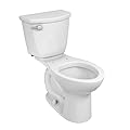 American Standard 215AA104.020 Cadet PRO Two-Piece Toilet, Elongated Front, Chair Height, White, 1.28 gpf