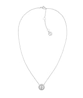 Tommy Hilfiger Women's Stainless Steel Women's Pendant Necklace, 2780284, Silver, 48 mm