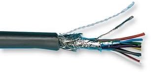 Multi-Conductor Cables 22AWG15C SHIELD 100ft SPOOL SLATE