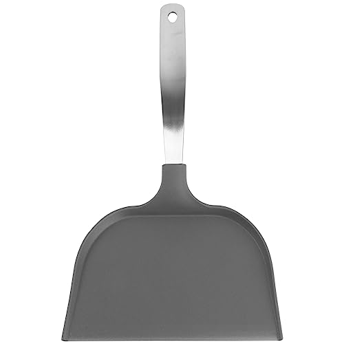 Cabilock Stainless Steel Baking Shovel for Pizza and Cakes Kitchen Utensil for Transfer and Lifting Black Baking Tool and Easy to Clean