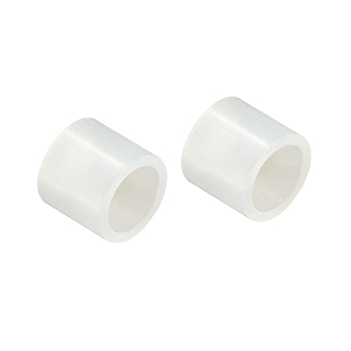 PATIKIL 丸型スペーサーワッシャー 200個 ナイロン 5mm内径 x 7mm外径 x 6mm長さ M5ねじブロック用 3Dプリンター テレビ壁掛け コンセント用 ホワイト