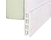 VITAM AMO Door Draft Stopper Door Seal Strip, Self-Adhesive Silicone Weather Stripping 2" Width x 39" Length (White)