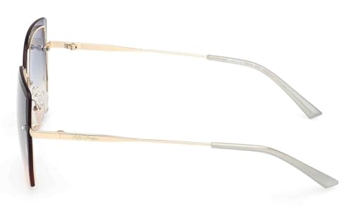 Harley-Davidson Women's Geometric Shape Sunglasses, Silver Frame/Gradient Lens2