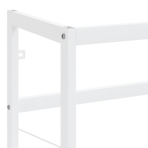 Mueble de baño blanco moderno para lavabo, ideal para optimizar aseos pequeños 7