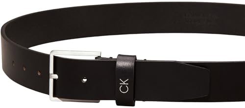 Calvin Klein Herren Gürtel Formal Belt 3,5 cm Ledergürtel, Schwarz (Ck Black), 95 cm – Ansicht 3