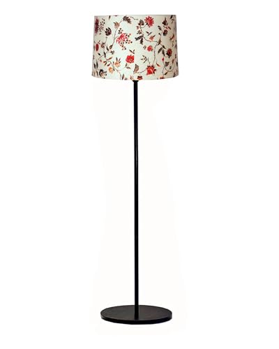 Image of Homesake Modern Floor Lamp for Living Room Traditional Farmhouse Boho Floor Lamp Mid-Century Pole Lamp with Linen Lamp Shade Modern Stand Corner Lamp for Living Room Bedroom Office,
