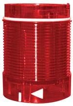 Industrial Panel Mount Indicators/Switch Indicators TowerLight 50mm 12V Flash Red NEMA (TL50LR2T)
