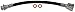Dorman H621017 Rear Passenger Side Brake Hydraulic Hose Compatible with Select Ford Models