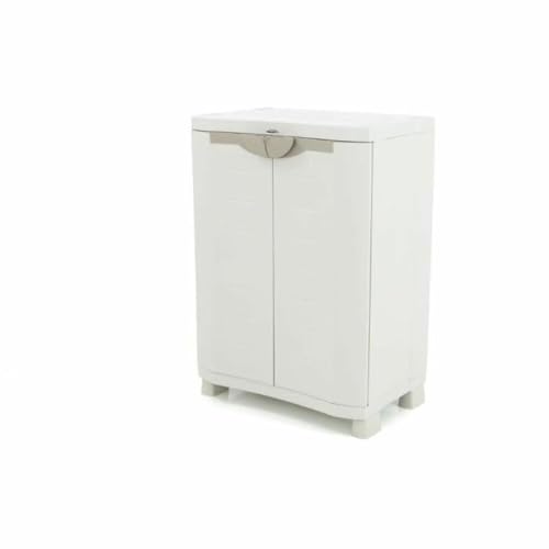 Plastiken M258511 Armoire en résine 2 étagères Moyenne 100 x 70 x 45 cm