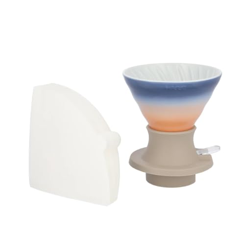 HARIO ハリオ コーヒードリッパースイッチ サンライズ 坂口憲二 コラボモデル SSDC-200-SUN 有田焼 浸漬式ドリッパー ペーパーフィルター40枚付きのサムネイル