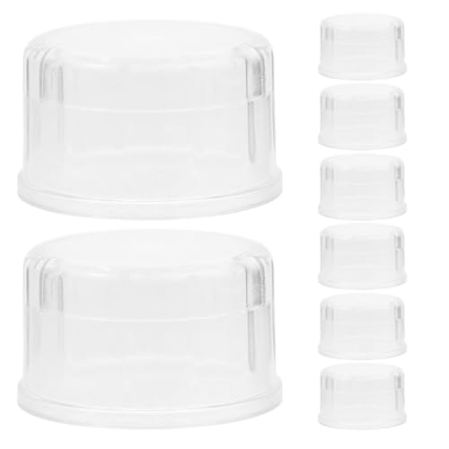 NAMOARLY Tapa de Plástico para Coctelera Diseño Antiderrames, Juego de 8 Piezas para Jarra de Té y Uso en Cócteles en Casa